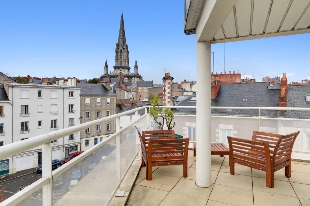 Bright Apartment With Large Terrace 南特 外观 照片