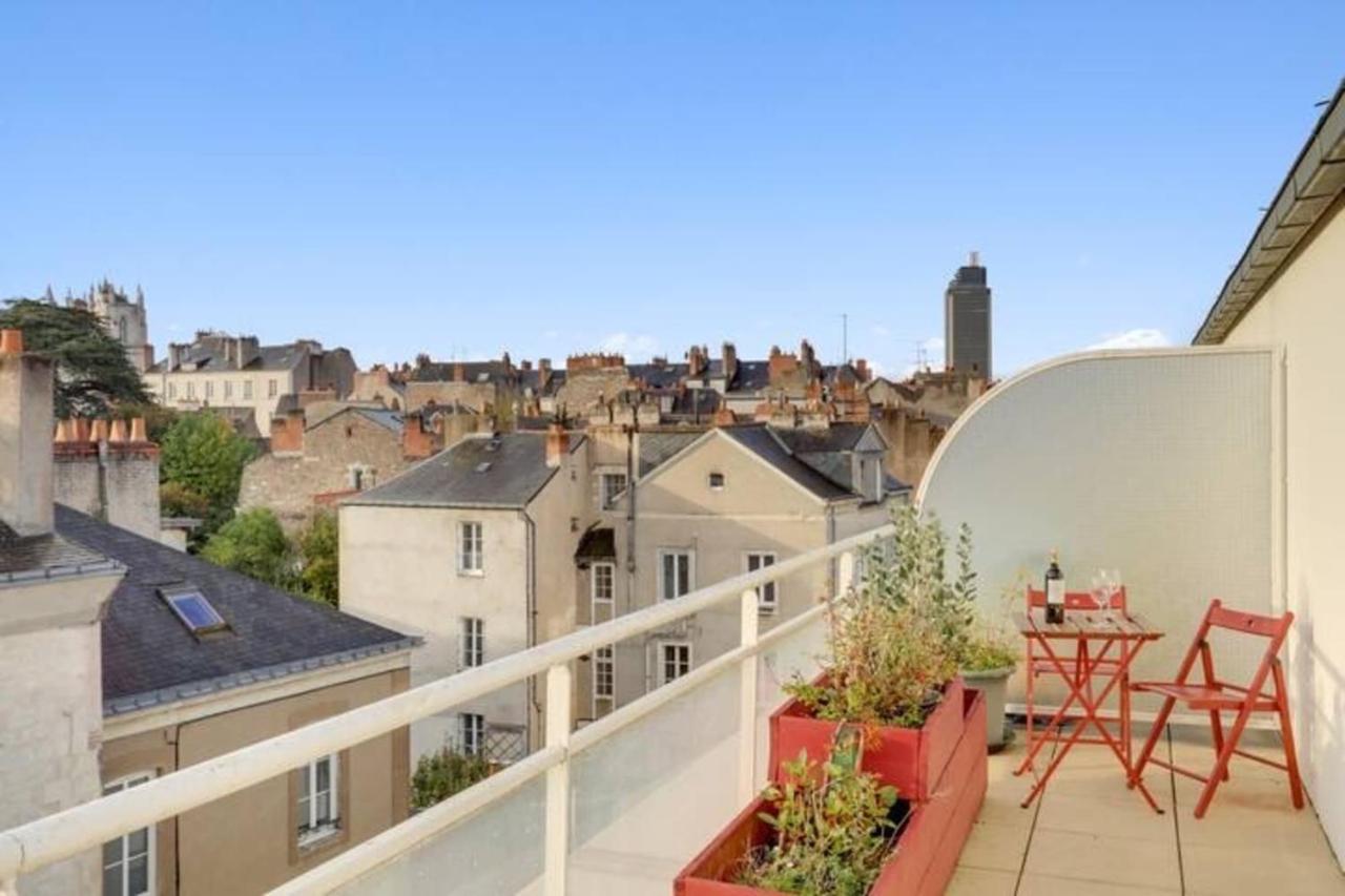 Bright Apartment With Large Terrace 南特 外观 照片