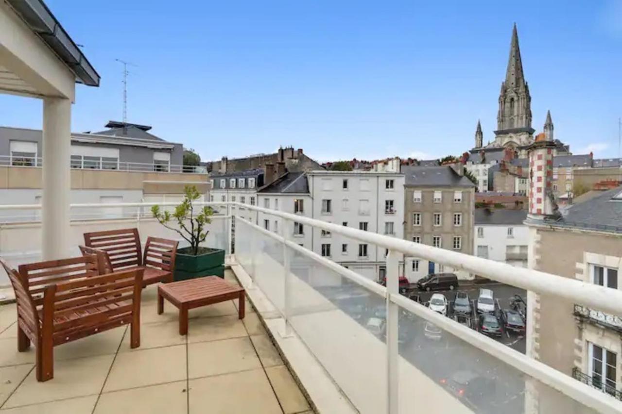 Bright Apartment With Large Terrace 南特 外观 照片